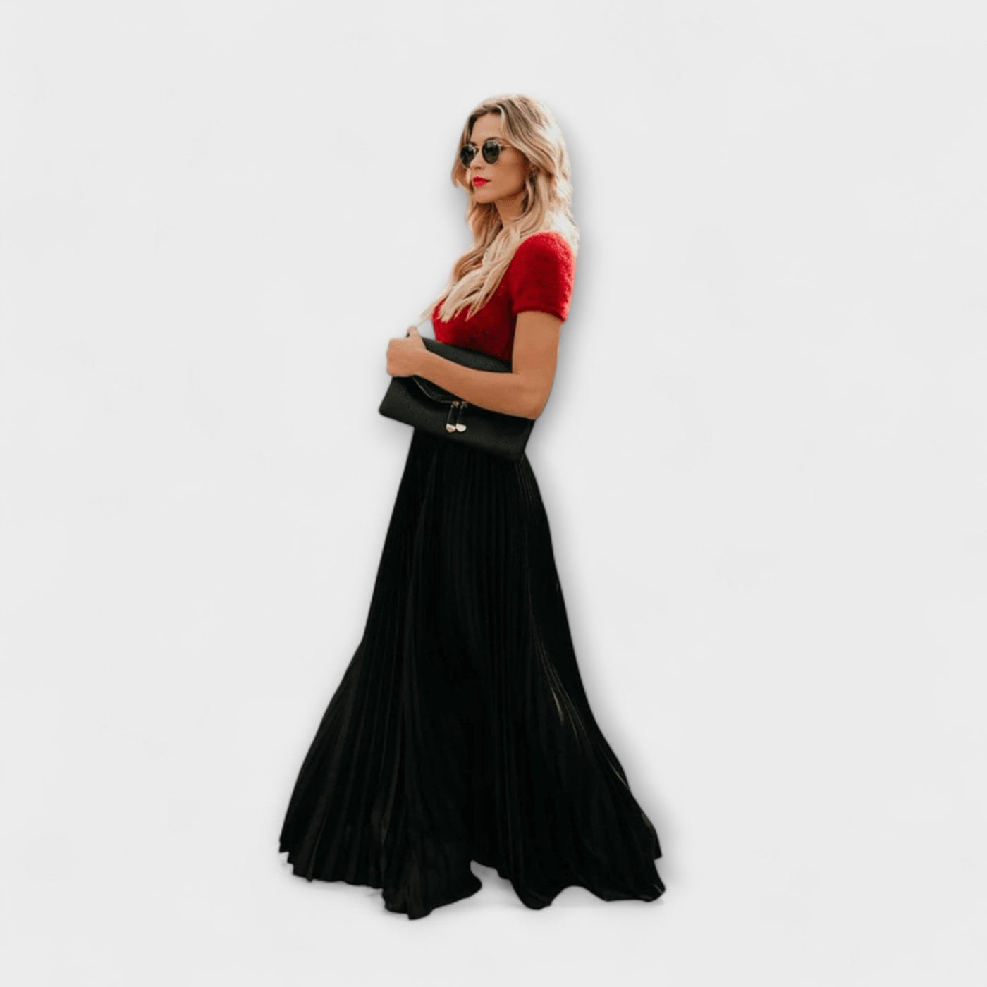 Ephersyn - Flowing Pleated Maxi Skirt