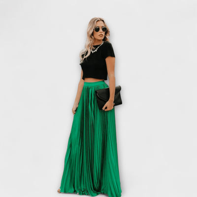 Ephersyn - Flowing Pleated Maxi Skirt