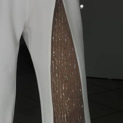 Azlina - One Shoulder Flared Jampsuit