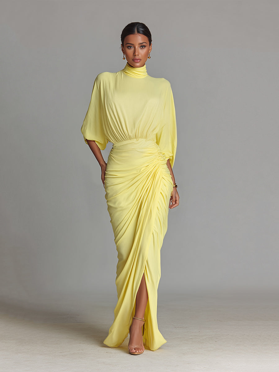 Bright Yellow Maxi Dress - Comfortable and Stylish